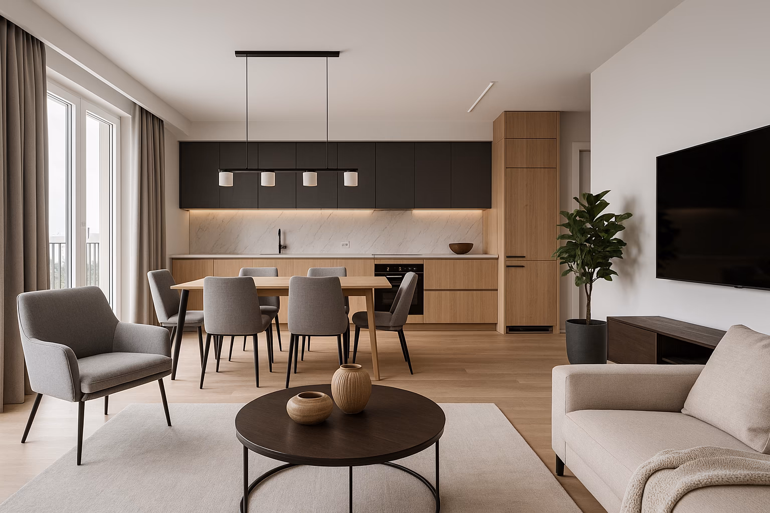 Ankara anahtar teslim iç mimarlık hizmeti - Decora Proje