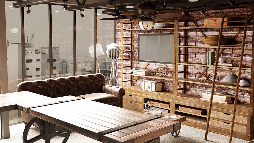 1071 Plaza Özbey Hukuk Bürosu modern ofis iç mimarlık tasarımı genel görünüm