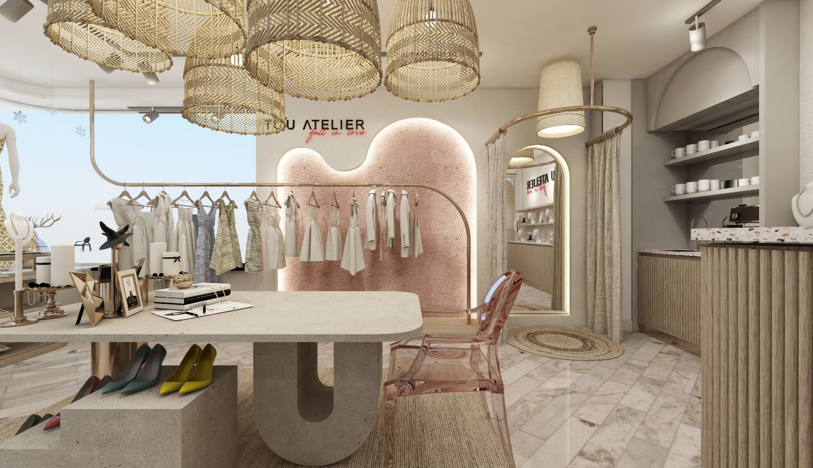 Hilton Tu'u Butik Hotel iç mimarlık tasarımı genel görünüm - Decora Proje