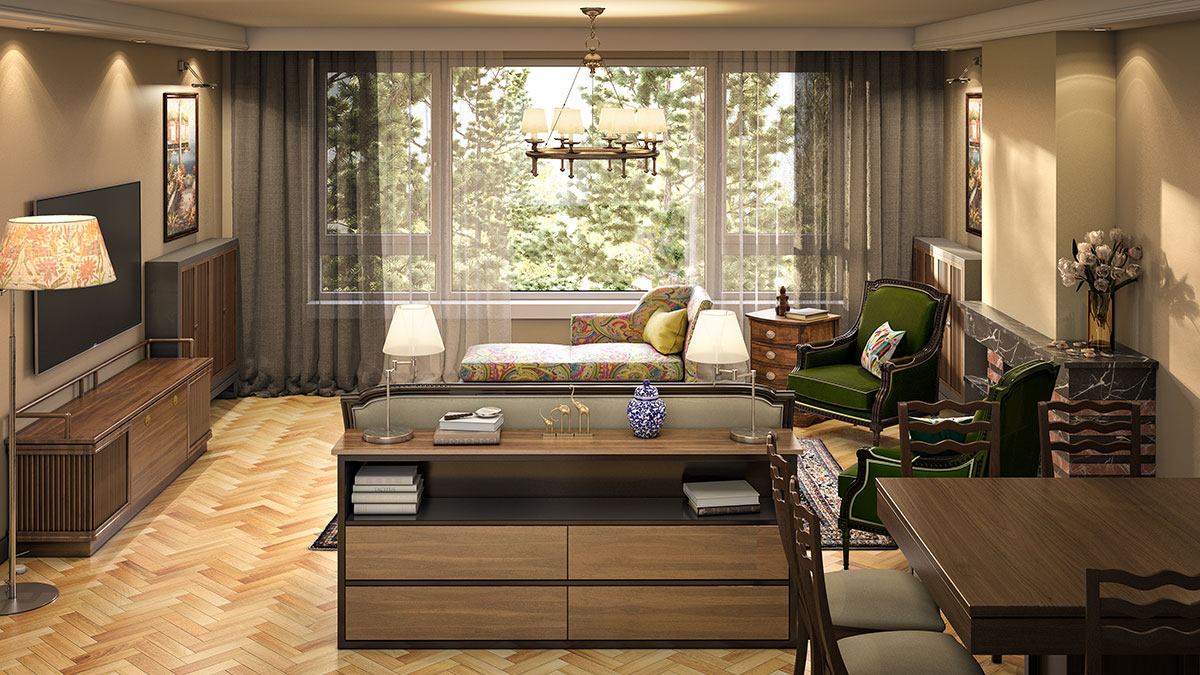 Ankara Çankaya konut projesi yatak odası tasarımı, modern iç mimarlık detayları