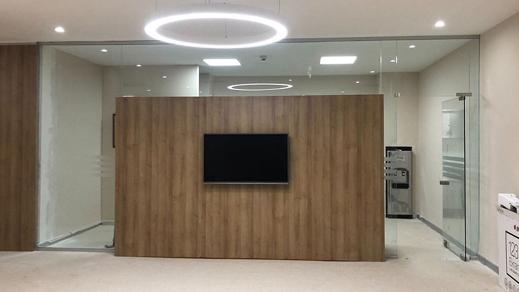 Merkez Bankası Şoförler Odası detay görünümü - zemin ve duvar kaplamaları